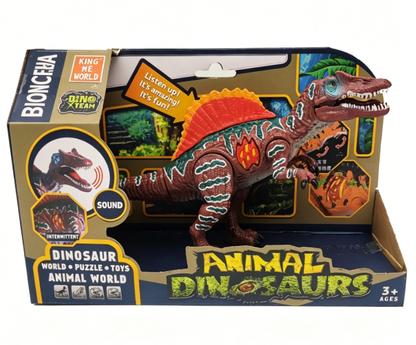 Sound-simulating dinosaur toy model, Jurassic dinosaur simulation educational toy for children