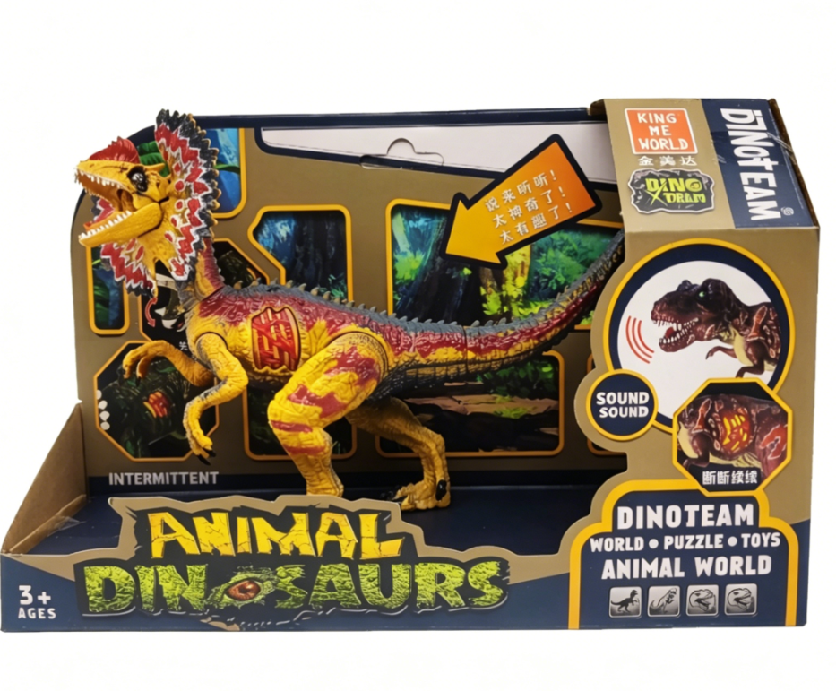 Sound-simulating dinosaur toy model, Jurassic dinosaur simulation educational toy for children