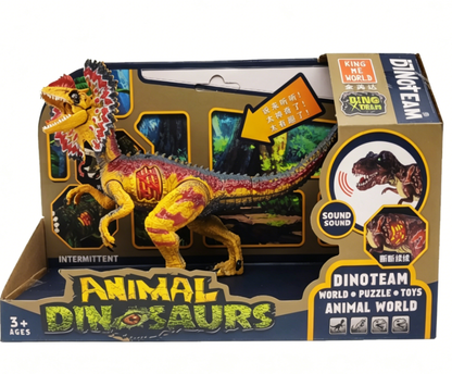 Sound-simulating dinosaur toy model, Jurassic dinosaur simulation educational toy for children